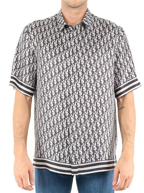 dior oblique pixel short-sleeve shirt|Dior Oblique Pixel Short.